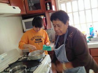 貫禄のチューイおばさんです。