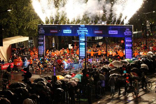 スタート地点の様子（Marathon de Bordeaux MétropoleのFBより画像引用）