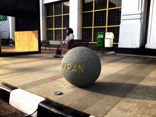 JAPANの石碑もありました！