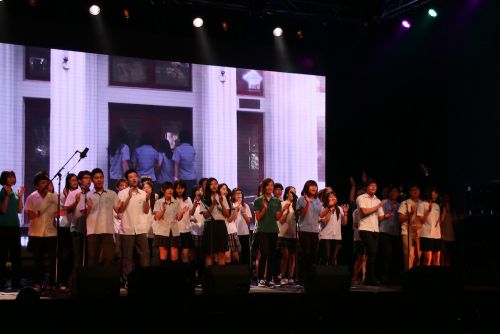 最後も全員で合唱