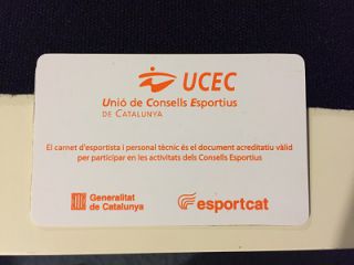 年会費を支払うと　こんなスポーツ連盟の会員証がいただけます。