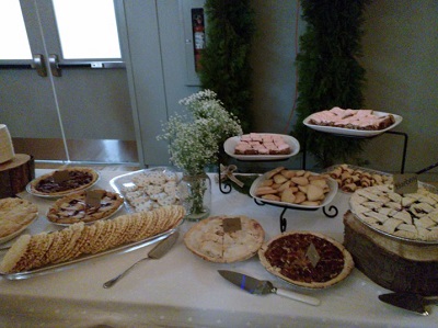 デザートも親しい人たちの手作り