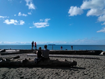 さすがに3月は服を着た人のほうが多かったです