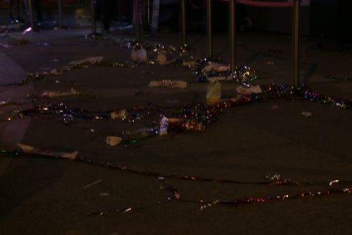 毎年恒例のゴミの山