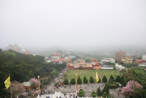 無極真元天壇（ウージージェンユェンタン）の上の階の景色