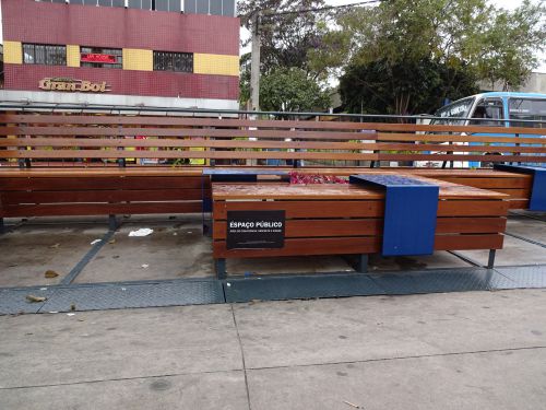 2016年6月に設置されたサンパウロ市ジャバクアラ地区のパークレット