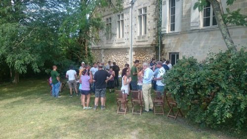 職場でのBBQパーティー時にもEU離脱について意見交換されてました