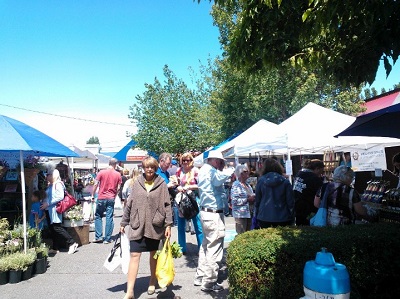 活気のあるマーケット