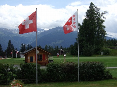 ゴルフコースが周りにあるので、ゴルフ好きには最高の場所。