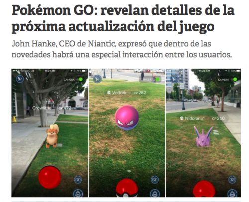 配信翌日の今日は、ニュースで何度かポケモンGOの話題が取り上げられました。