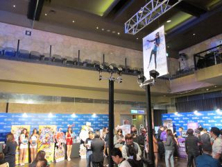 会場内に設置されたブース