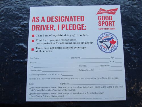 アンケートカード