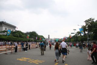 景福門前の様子