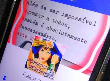 ジャイル・ボルソナロを支持する人のfacebookのプロフィル画面