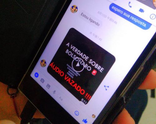 ジャイル・ボルソナロを支持する人からfacebookの友達へのメッセンジャーに送られた支持すべき理由を述べるビデオ