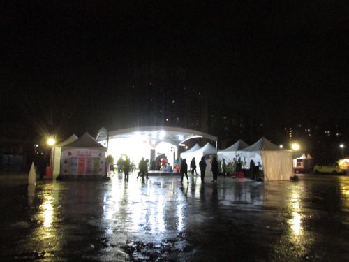 開通式典の会場