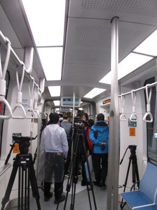 この奥に朱立倫市長が…