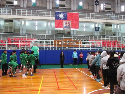 楊世瑞校長のあいさつ時