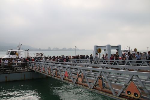 遊覧船乗り場の様子