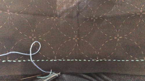 スペイン人の友人ドロールさんが頑張って縫ったもの