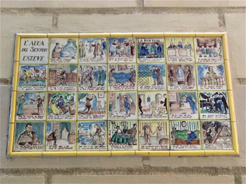 サンティアゴ・ルシニョールの小説を基に画家ラモン・カザスが描いたL’auca del senyor Esteve