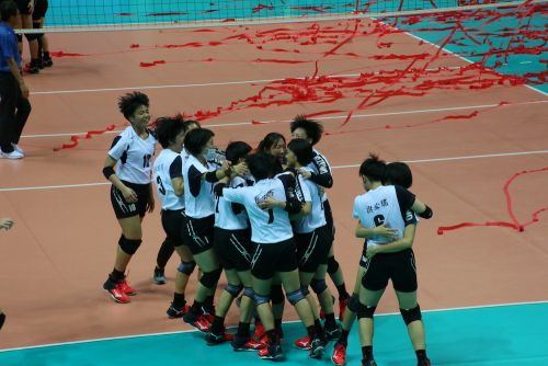 女子決勝の歓喜の瞬間