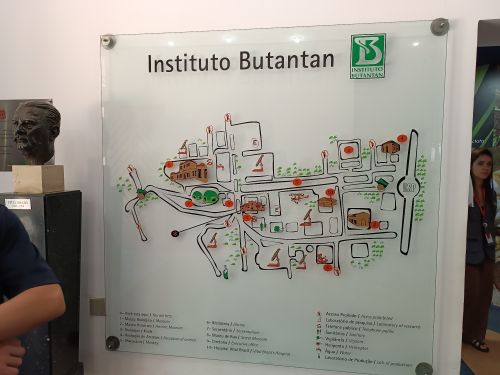 ブタンタン研究所の地図