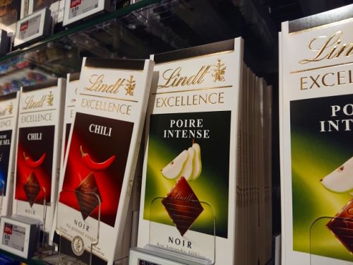 リンツの＜エクセレンス＞チョコは、フランスで製造されています