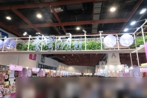 土日は多くの来場者で賑わう經濟部商業發展署のブース